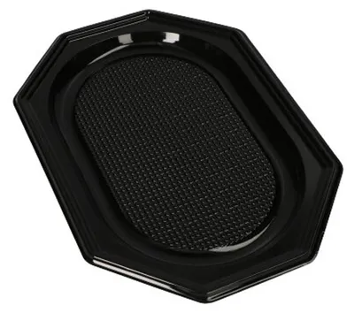 Produktbild von 10 Servierplatten, PET 35 cm x 25 cm schwarz