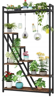 Obrázok produktu pre Stojan na rastliny HOGA-C0843, 180 cm, čierno-hnedý