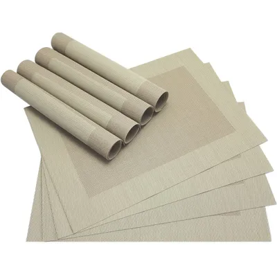 Produktbild von Tischset BORDA 8er Beige Tischunterlage als Tischdeko