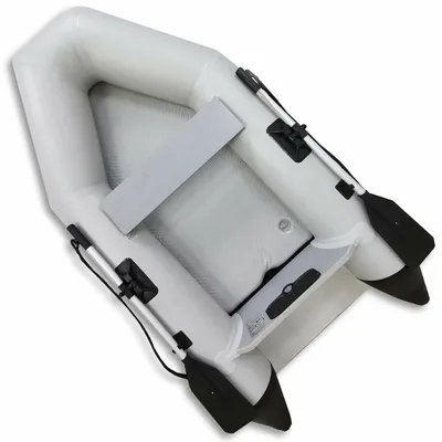 Produktbild von NEMAXX® Schlauchboot 230 cm für 2 Personen Angelboot Freizeitboot 300kg aufblasbarer Boden Motor bis 5 PS inkl. 2 Paddel, Pumpe, Tasche & Reparaturset