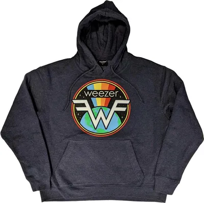 Obrázek produktu pro Weezer - Mikina s kapucí a logem pro muže/dámy Uni RO5021 (L) (Navy Blue)
