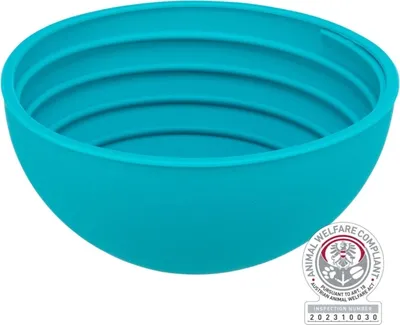 Produktbild von TRIXIE 34984, Hund, Silikon, Blau, Haustier-Fütterungsschale, Einfarbig, 16 cm