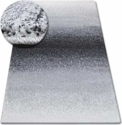 Produktbild von Teppich SHADOW 8621 schwarz / weiß Grau 80x150 cm