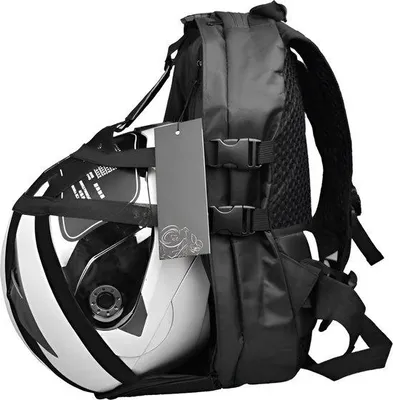 Imagen del producto de CarryQuest® - Mochila para motocicleta, impermeable, fabricada en Oxford, color