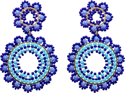 Produktbild von joella damen ohrringe - blau, one size