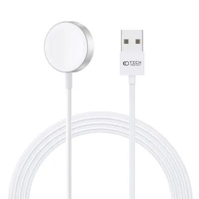 Produktbild von Tech-Protect Ultraboost Magnetisches Ladekabel 120 Cm Apple Watch Weiss