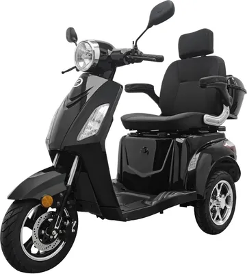 Produktbild von Elektromobil “VITA CARE 1000”, 25 km/h, 60 Kilometer Reichweite, Seniorenmobil, E-Roller, E-Scooter mit Straßenzulassung, Elektroroller, Senioren Elektromobil, Produktvideo, Schwarz