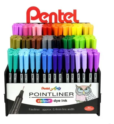 Produktbild von Pentel Fineliner sortiert