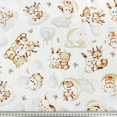 Produktbild von Baumwolle 100% Tierfreunde auf weißem Hintergrund