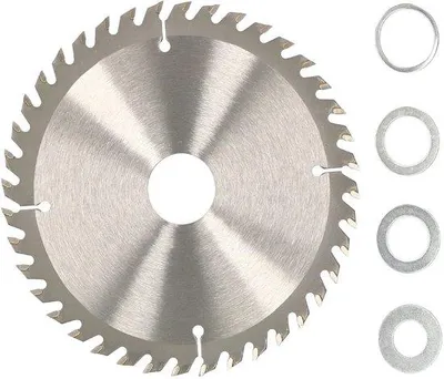 Produktbild von Hartmetallsägeblatt für Holzsägen 190 mm mit 40 Zähnen und Reduktionsringen