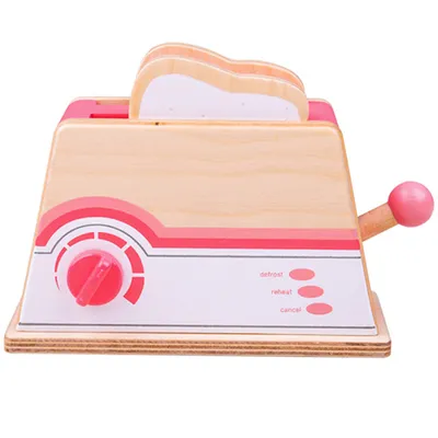 Produktbild von Bigjigs Toys Holztoaster Rosa