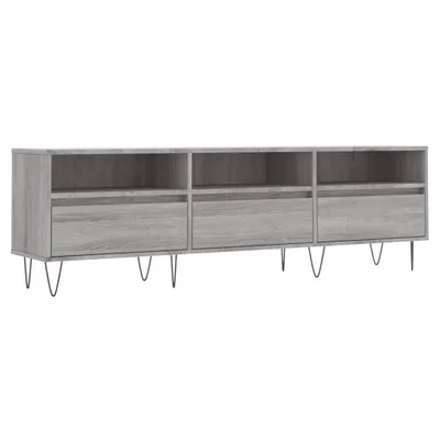 Produktbild von vidaXL TV-Schrank Grau Sonoma 150x30x44,5 cm Holzwerkstoff