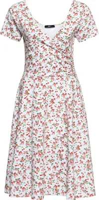 Produktbild von Queen Kerosin Swing Kleid - Deer Overlapped Mehrfarbig L
