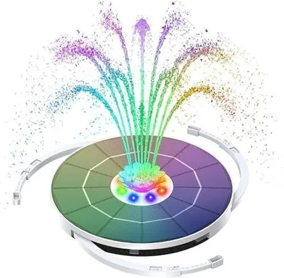 Productafbeelding van 3,5 W led-fontein op zonne-energie voor buiten, alleen 's nachts
