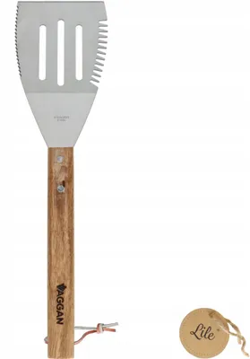 Produktbild von ON Edelstahl-Grillspatel mit Holzgriff