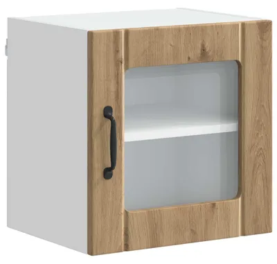 Produktbild von vidaXL Wandglas-Schrank LUCCA 2 stk. Artisan-Eiche Holzwerkstoff