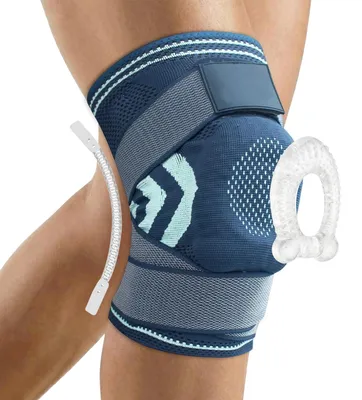 Produktbild von Kniebrace verstellbar mit Gelkissen und seitlichen Stabilisatoren, 1 Paar, für Knieunterstützung