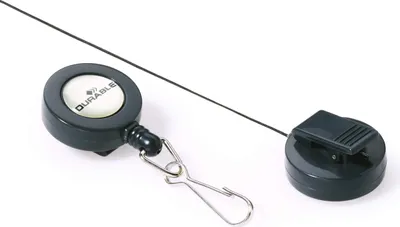 Obrázok produktu pre DURABLE Jojo mit Federhaken 10er Pck anthrazit