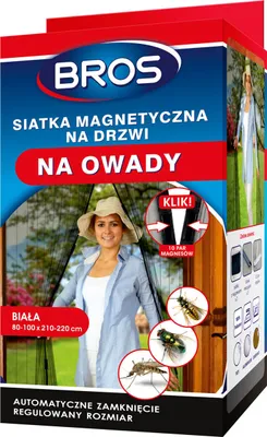 Immagine prodotto di BROS Rete magnetica per porte 100x220 - bianco