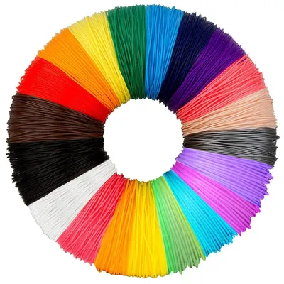 Image de Filament PLA pour stylo d'impression 3D, 20 couleurs, 10 mètres par couleur, diamètre 1,75 mm