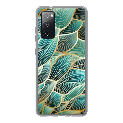 Produktbild von MuchoWow® Handyhülle Schutzhülle Hülle für Samsung Galaxy S20 FE Muster - Gold - Abstrakt - Welle Silikon Softcase Handy Hülle - Abdeckung