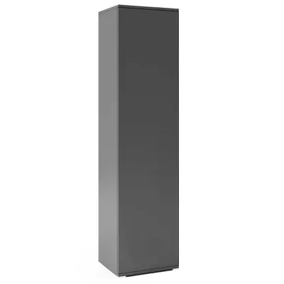Produktbild von Kleiderschrank 45 cm "Modulo", Mehrzweckschrank, Graphit, Schmaler Schrank für Flur, Schlafzimmer, Wohnzimmer
