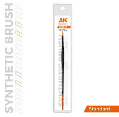 Image de AK Interactive AK PINCEAU SYNTHÉTIQUE - ROND 2