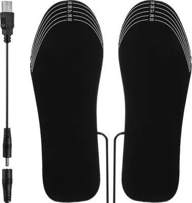 Obrázok produktu pre Trizand 19702 Elektricky vyhrievané vložky do topánok USB, vel. 35-40 čierne