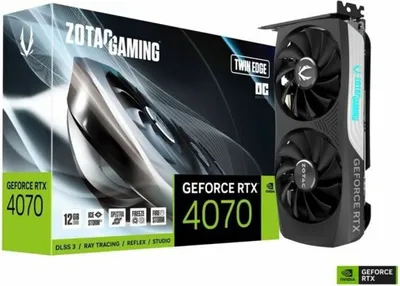 Produktbild von Zotac GeForce RTX 4070 Twin Edge OC NVIDIA 12 GB GDDR6X