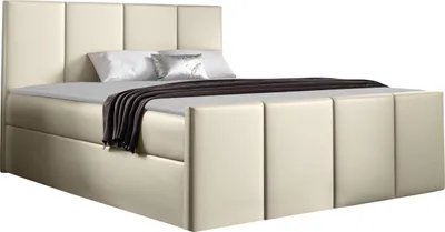 Produktbild von MIRJAN24 Boxspringbett Lars, Ehebett mit zwei Bettkästen, Doppelbett, Stilvoll Schlafzimmer (Soft 033, Größe: 160x200 cm)