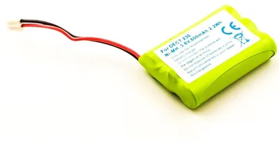 Produktbild von Akku für Aastra DT292 NiMH 3,6 Volt 600 mAh grün.