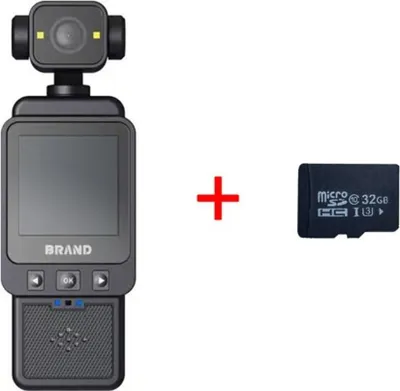 Obrázek produktu pro INF 1080P HD Přenosná Akční Kamera s Kartou 32 GB, Noční Vidění a 360° Rotace