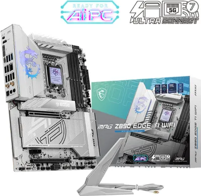 Immagine prodotto di Scheda madre MSI MPG Z890 EDGE TI WIFI, formato ATX, socket 1851, con supporto TB4/HDMI