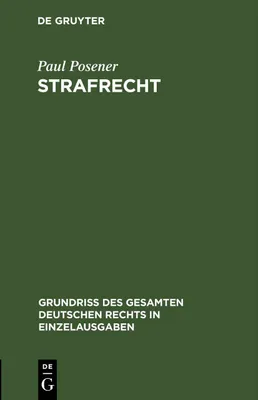 Produktbild von Strafrecht