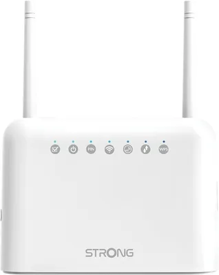 Produktbild von Strong 4G LTE Router 350, Router für Mobilfunknetz, Weiß, Kunststoff, Haus, Schnelles Ethernet, 10,100 Mbit/s