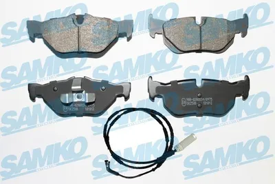 Produktbild von SAMKO Bremsbeläge Satz Hinten Bremsklötze für BMW 3 Touring (E91) 5SP1876A