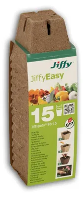 Zdjęcie produktu dla Doniczka torfowa Rosteto Jiffypot® S8-15, 8 x 8 cm - opakowanie 15 sztuk