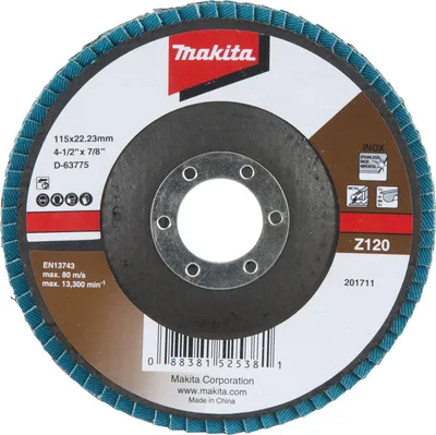 Image de Makita Disque à lamelles 115 mm Z120 D-63775