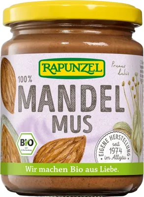 Zdjęcie produktu dla Rapunzel 130100, Masło orzechowe, Migdał, 250 g, Orzechy, Niemcy, 649 kcal