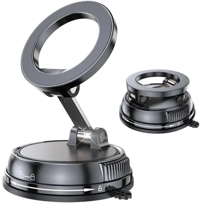 Produktbild von GizmoVine Vakuum-Magnet-Handyhalterung fürs Auto