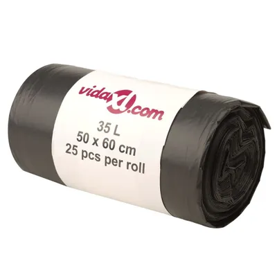 Immagine prodotto di Sacchetti per Cestini 250 pz Neri 35 L