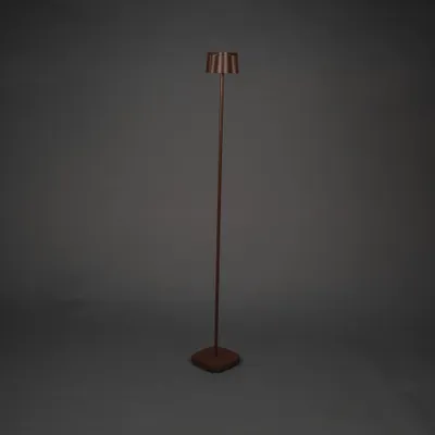 Produktbild von KONSTSMIDE Nice Akku Stehleuchte IP54 rostfarben dimmbar 2700/3000