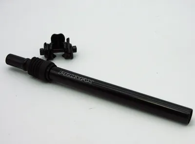 Produktbild von Promax Fahrrad gefederte Sattelstütze mit Kloben Alu Schwarz Ø25,4-28mm