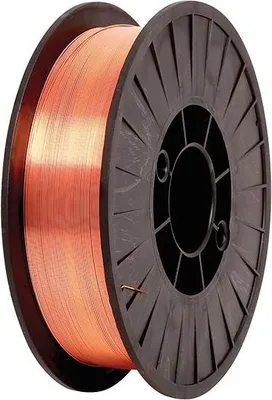 Produktbild von NAJDER Verkupferter Schweißdraht ER70S-6 0,8 mm, 5 kg. Zum Schweißen im MIG/MAG-Verfahren, zum Schweißen von unlegiertem Baustahl. Korrosionsbeständiger Draht