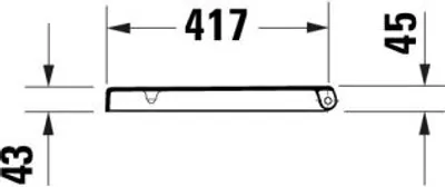 Immagine prodotto di DURAVIT 0023590000 Univ.WC-Sitz a D Tief 432mm Ülap