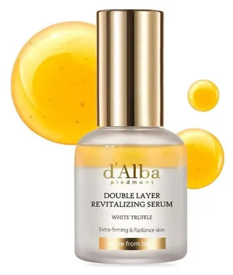 d’Alba White Truffle Double Layer Revitalizing Serum – revitalizační sérum s bílým lanýžem – 30 ml – obrázek 1