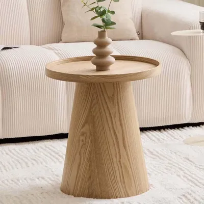 Image de Table d'appoint Eazy Living Ø 45 cm Sixtine Bois