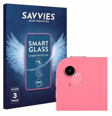 Produktbild von 3x Savvies Schutzglas Folie für Apple iPad A16 11" 2025 (NUR Kameraschutz, 11. Gen.) 9H Panzer Schutzfolie Glas Displayschutz klar transparent