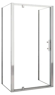 Produktbild von Duschspa U-Form Duschkabine 70x80x80cm H.185cm Drehtür 5mm ESG Sicherheitsglas Duschabtrennung Dusche Duschtür