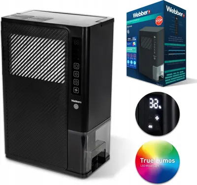 Zdjęcie produktu dla Osuszacz Powietrza Webber DEX 1 pochłaniacz 3 L / 24H Cichy HEPA LED 20m² D